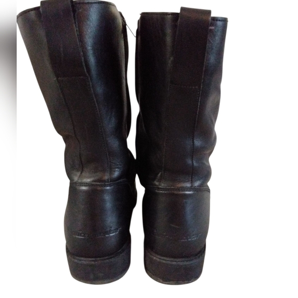 CRUISERWORKS Men's Black Leather Motorcycle Boots Waterproof Boots Size 9.5 - Picture 8 of 12